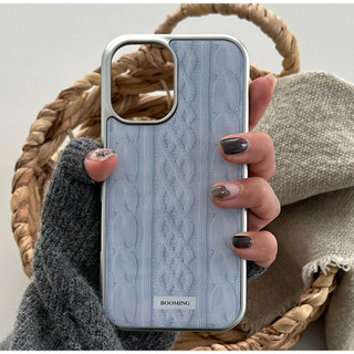 Ốp lưng từ tính epoxy cản bạc họa tiết áo len đáng yêu cho iphone galaxy