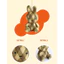 Túi tươi tốt quyến rũ Denim & Pattern Phiên bản đặc biệt Móc khóa miffy 8cm