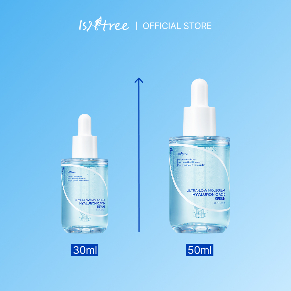 ISNTREE Serum Hyaluronic Acid Siêu Phân Tử 30ml / 50ml