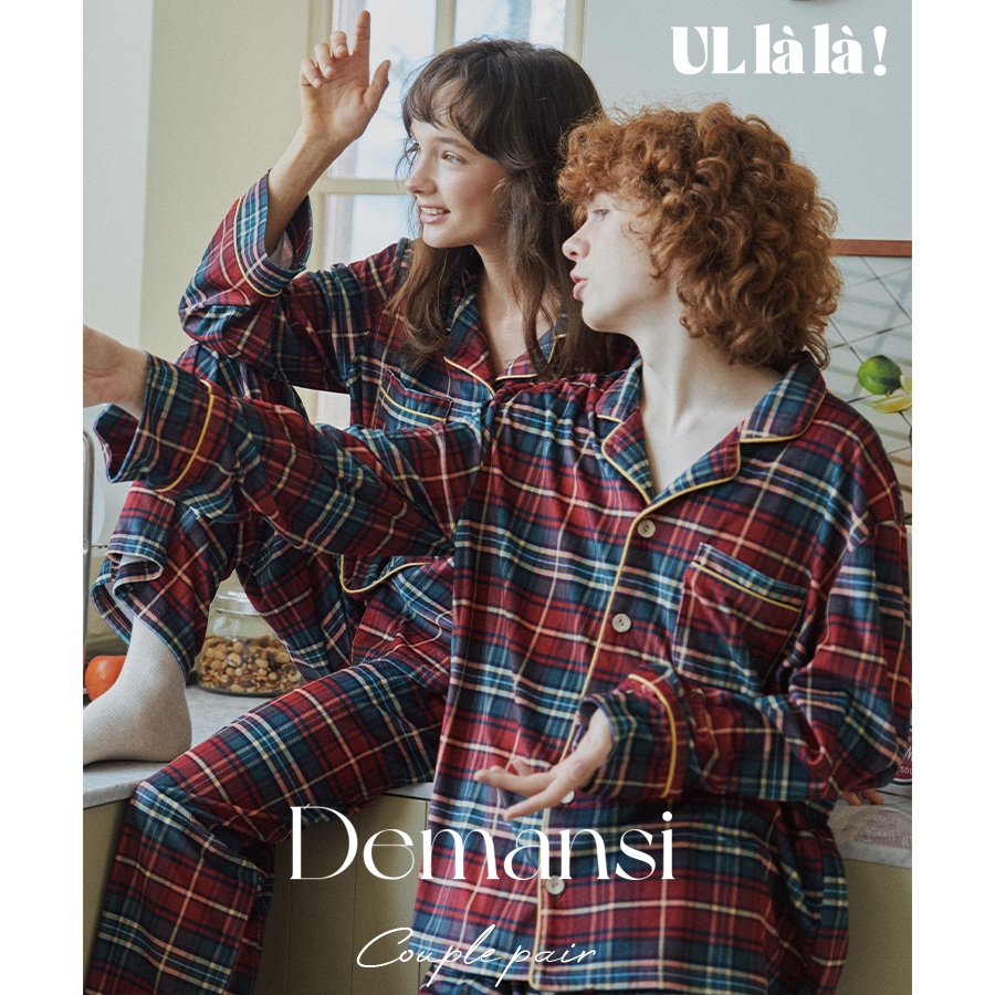[MALL CHÍNH HÃNG](25278) ULLALA PAJAMAS Demansi Bộ ngủ mặc nhà chất nỉ ...