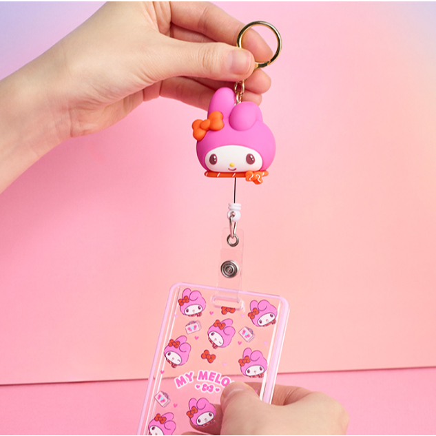 [SANRIO] JEJU AIR x SANRIO Nhân Vật Cuộn Thẻ Hộp Đựng kitty Phi Hành Đoàn Thuyền Trưởng Kurtomi cinnamoroll