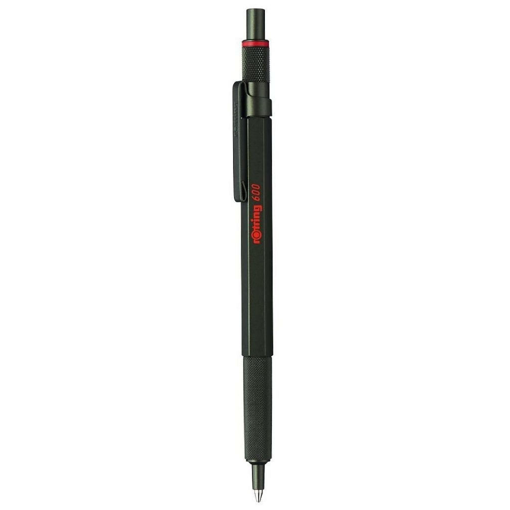 rOtring 600 But Bi/Do Xanh Thep Xanh Nguy Trang 3 Mau/Than Dong Thau Luc Giac/Knurl/Nhat Ban