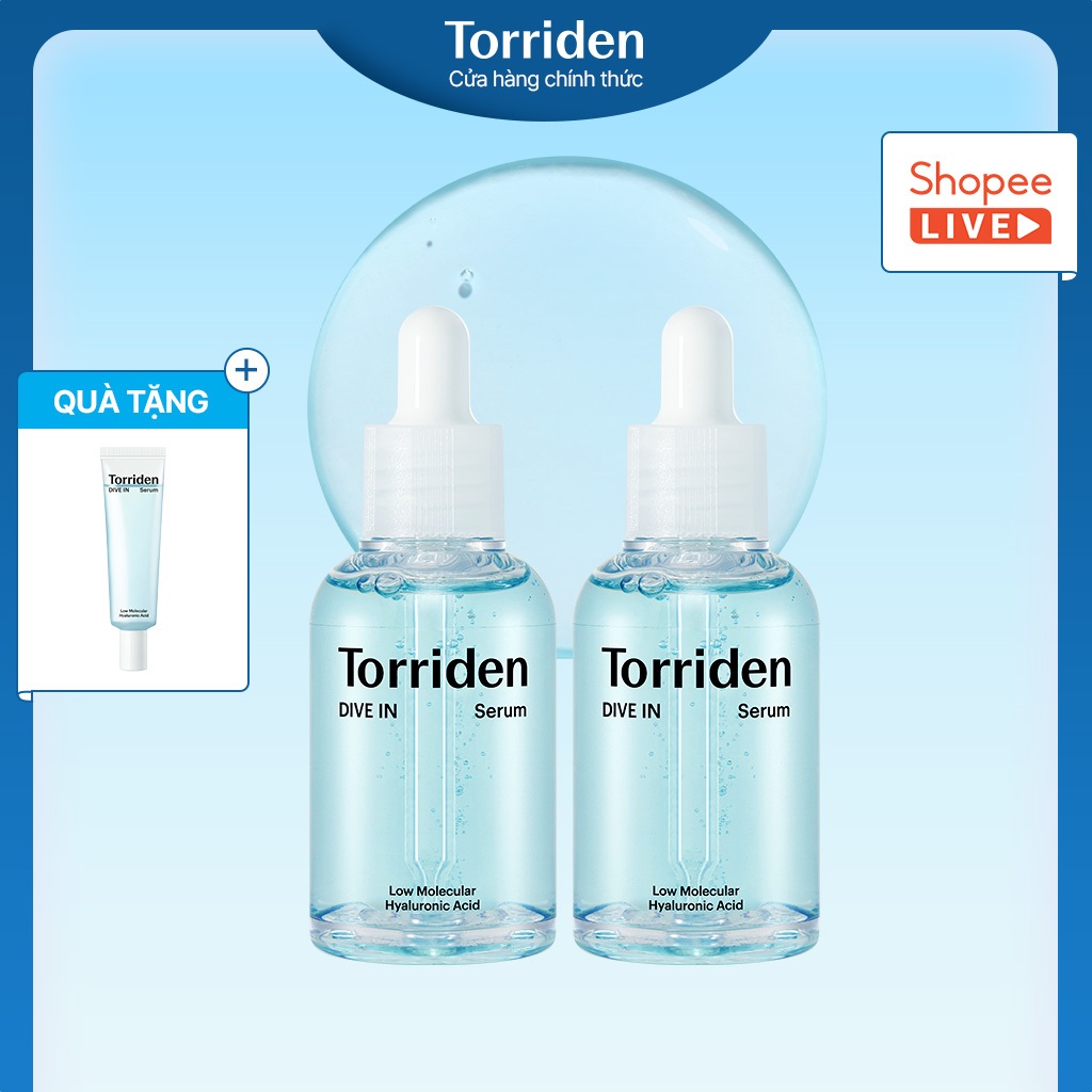 [Torriden Live] Serum DIVE IN, 50ml+50ml (+Dive In Serum Mini 20ml)