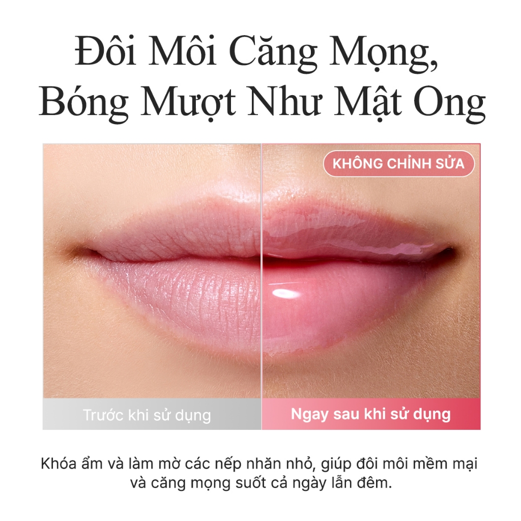 [Arencia] Mặt nạ môi Collagen tráng men mật ong