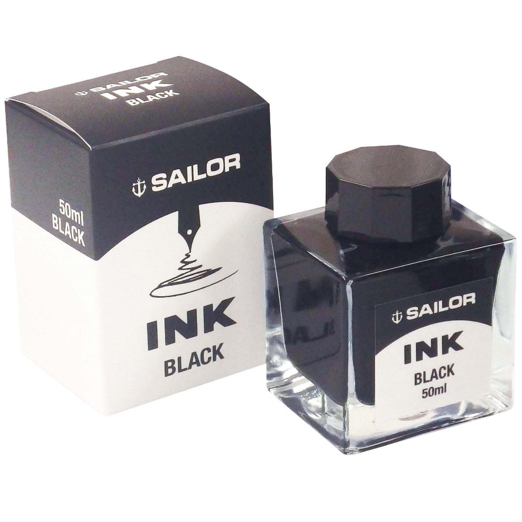 Sailor Muc Chai But May Muc 50ml/Den Xanh Xanh-Den/3 Mau Co Ban/Gia Tri/San Xuat Nhat Ban