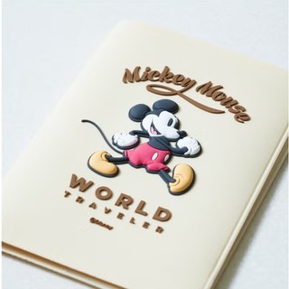 [DISNEY] Hộp đựng hộ chiếu chuột Mickey 3D Xanh / Ngà
