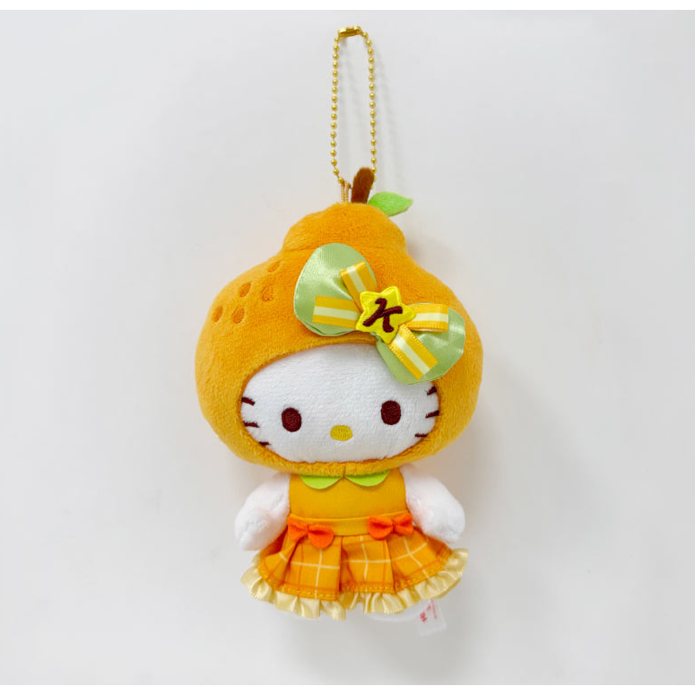 [SANRIO] Túi sang trọng Hello Kitty Island Hallabong Charm Jeju Hallabong Móc khóa màu cam