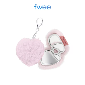 fwee Gương Blush Rose Fur / Fur Mirror Keyring (Blush Rose Color)