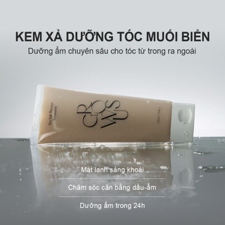 [GROWUS Chính hãng] Kem xả dưỡng tóc muối biển dưỡng ẩm nuôi dưỡng mái tóc mềm mượt GROWUS Seasalt Therapy Treatment 235ml