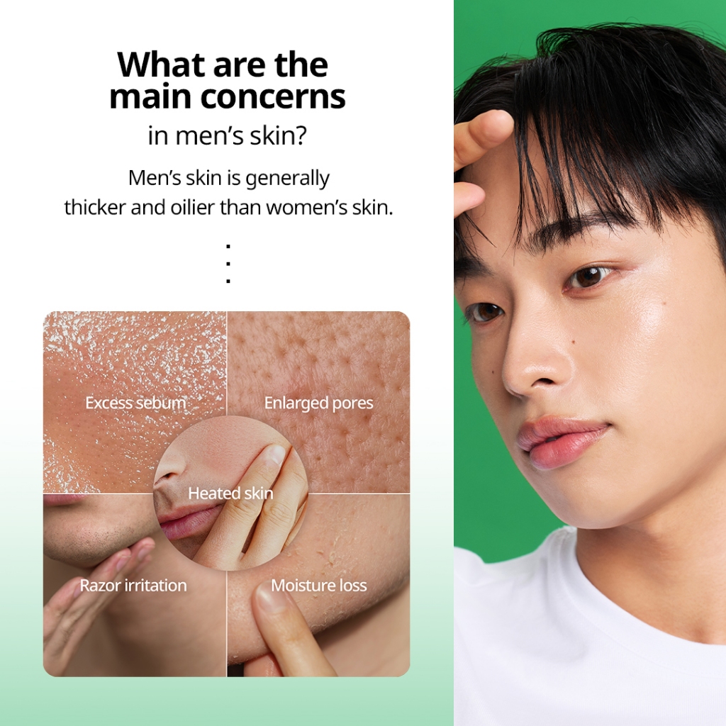 [VT] Reedle Shot for Man All-in-one Kiểm soát lỗ chân lông, bã nhờn & dưỡng ẩm [Flagship chính thức]