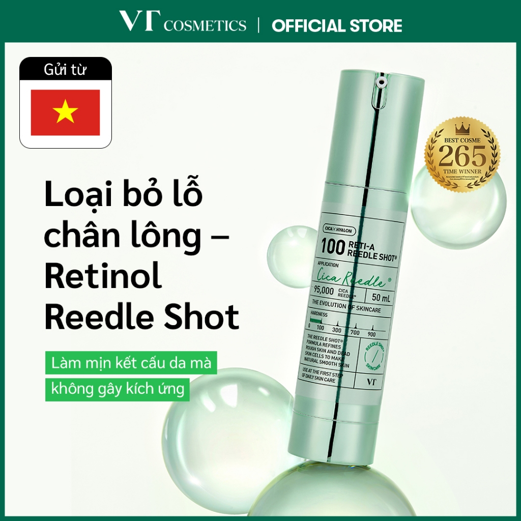[VT] RETI-A Reedle Shot Retinol Care Giảm Kích Thước Lỗ Chân Lông [Cửa Hàng Chính Hãng]