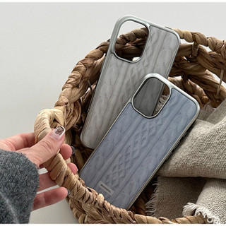 Ốp lưng từ tính epoxy cản bạc họa tiết áo len đáng yêu cho iphone galaxy