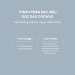 [GROWUS Chính hãng] Xịt dưỡng tóc bổ sung Protein, Collagen phục hồi hư tổn,bảo vệ tóc trước tác động của nhiệt độ cao, nuôi dưỡng mái tóc khỏe mạnh EX GROWUS Damage therapy No wash Treatment EX 250ml — ảnh 7