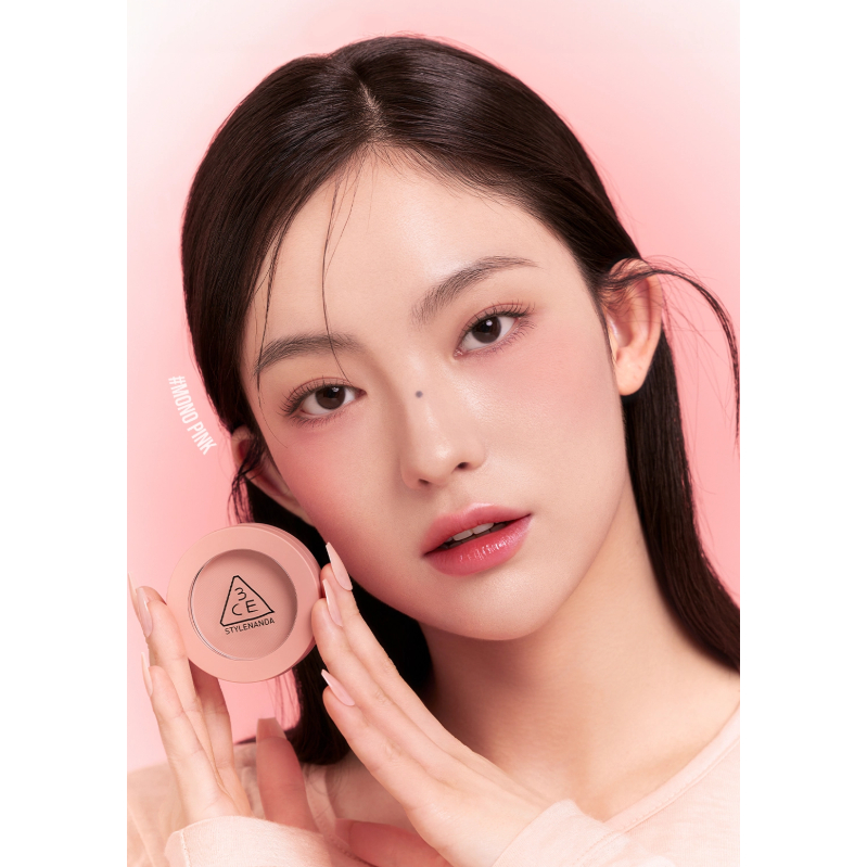 [3CE] Phấn má hồng công thức tâm trạng - Kết cấu màu nước & Kiểm soát bã nhờn