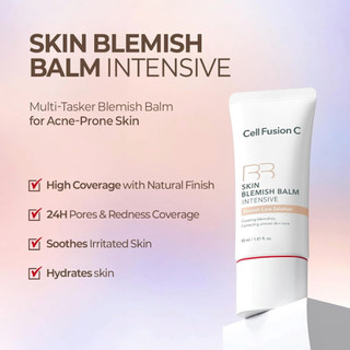 [Cell Fusion C] Skin Blemish Balm Intensive BB Cream 30ml | Phiên bản mới | 3 tông màu