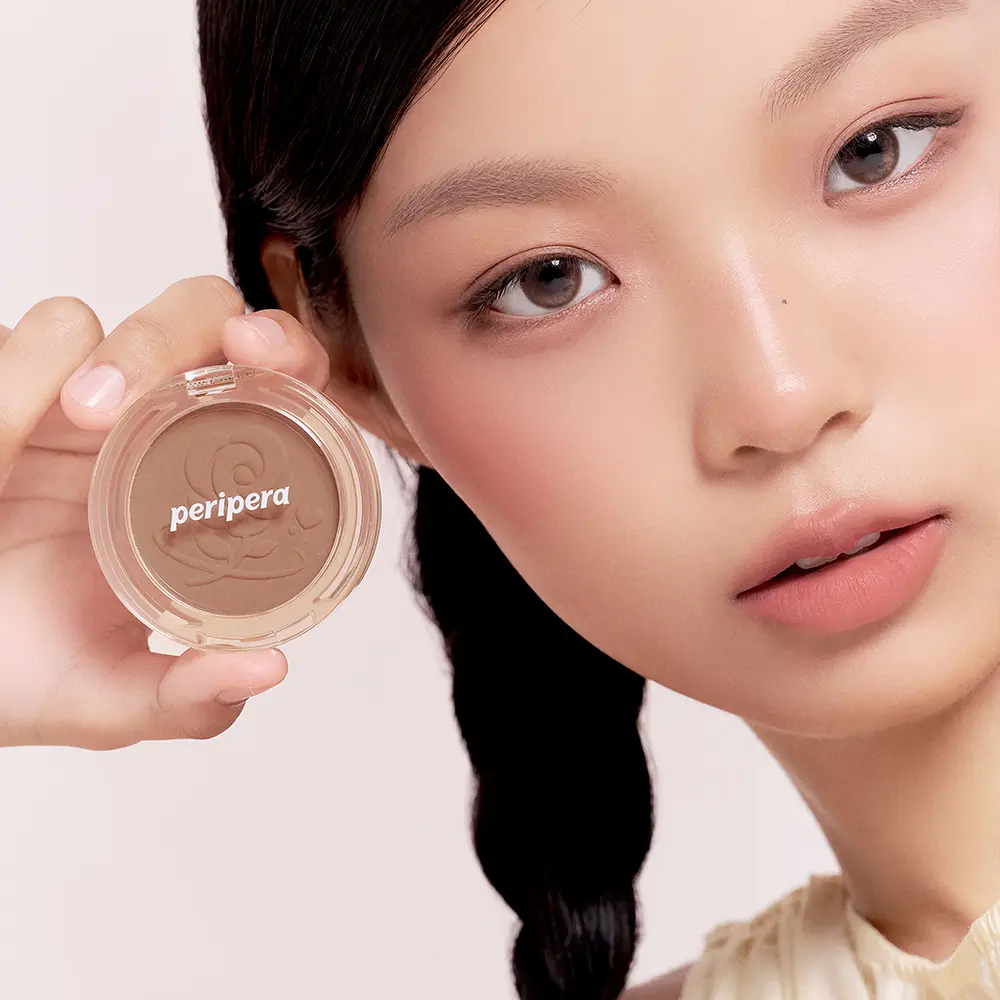 [Peripera] Phấn má hồng nguyên chất + phát sáng Pastel tự nhiên + (4.2g)