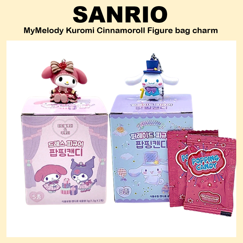[SANRIO] MyMelody Kuromi Dress hình túi quyến rũ, Cinnamoroll Parade Hình túi quyến rũ