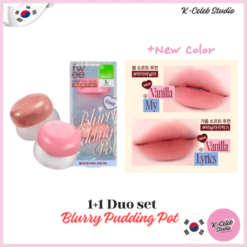 fwee Blurry Pudding Pot Lip&Cheek 4colors+New Color(Free)