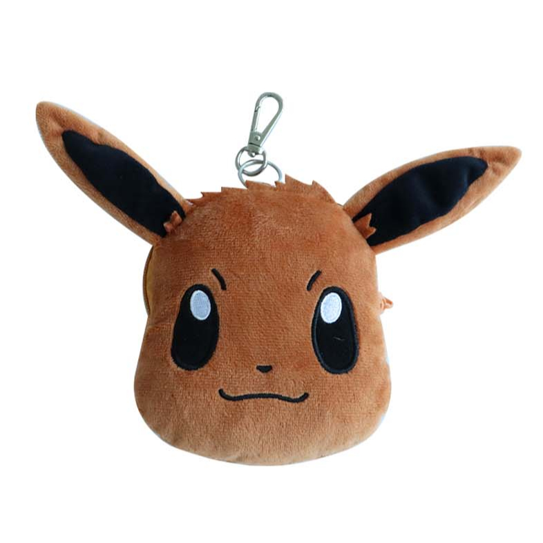[POKEMON] Móc khóa ví đựng tiền xu sang trọng 12cm (Pikachu / Charmander / Squirtle / Bulbasaur / Eevee)