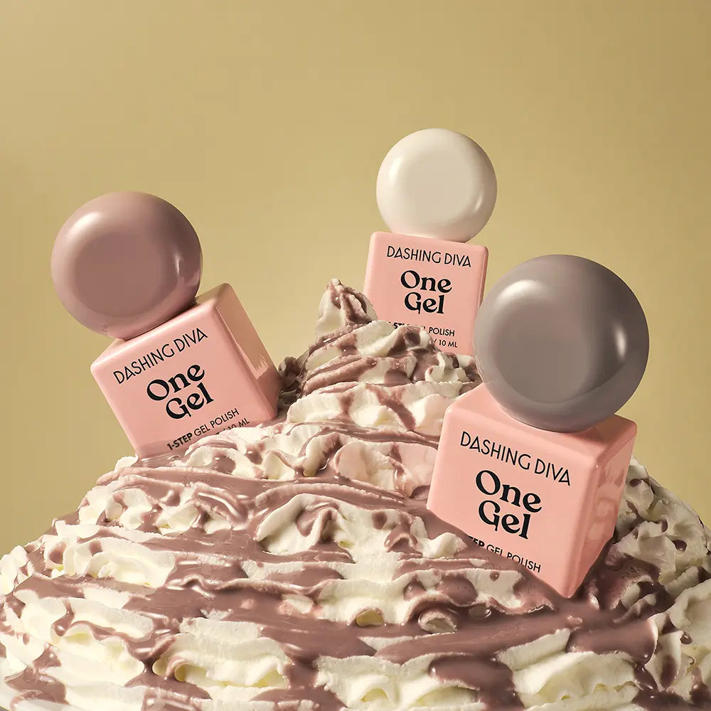 [Dashing Diva] Dải móng tay Gel 1 bước (Màu sắc / Từ tính) & Bộ khởi động - JangWonyoung Pick