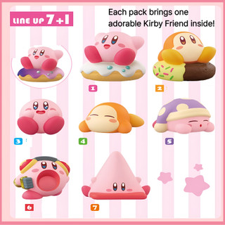 [Xác thực] Bandai Kirby Friends Series5 Donut Kirby Hình Búp bê đích thực phiên bản Hàn Quốc