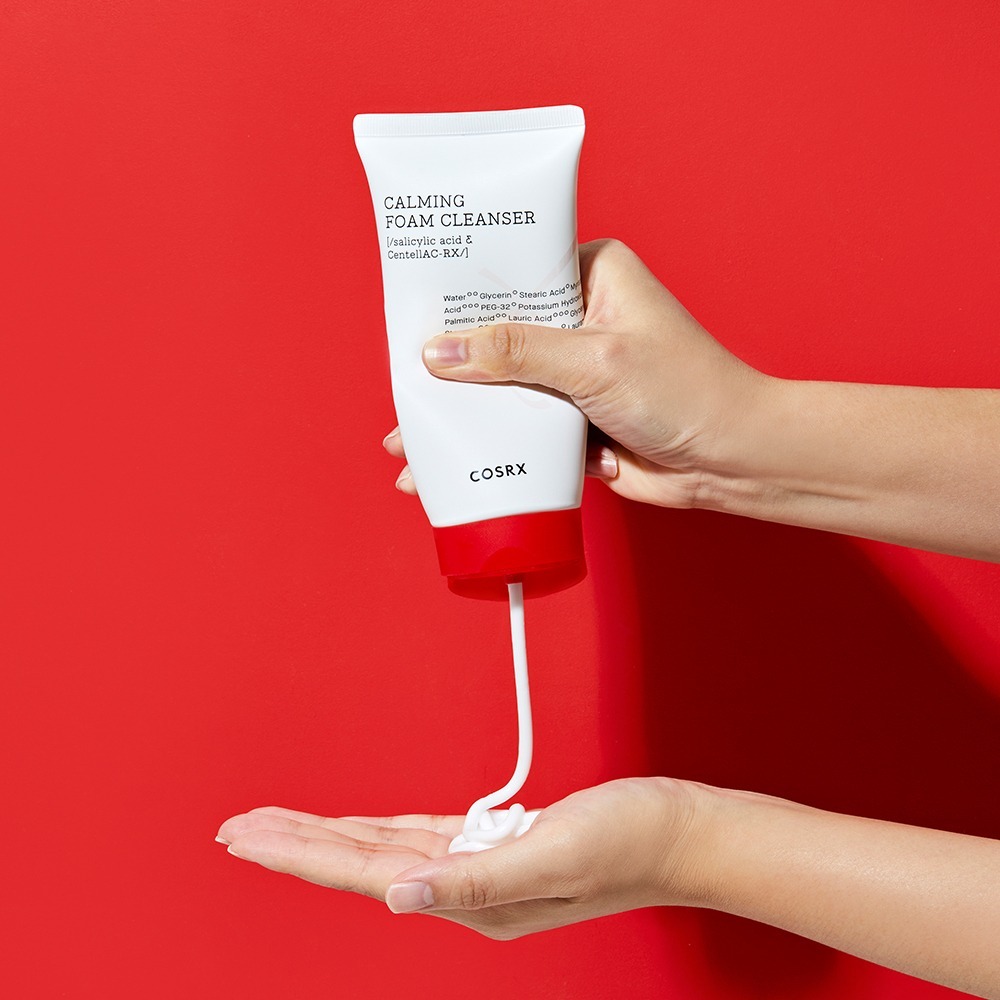 Sữa rửa mặt tạo bọt làm dịu COSRX AC Collection 150ml | Sữa Rửa Mặt Nhẹ Nhàng Cho Da Chống Mụn & Nhạy Cảm