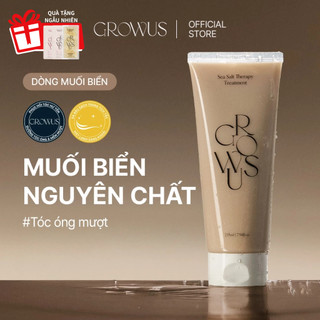 [GROWUS Chính hãng] Tẩy tế bào chết da đầu muối biển giảm gàu nhờn, làm mát da đầu, tóc tơi, khoáng chất cung cấp dưỡng chất cho tóc và da đầu GROWUS Sea Salt Therapy Scalp Scaler 30g / 120g / 250g
