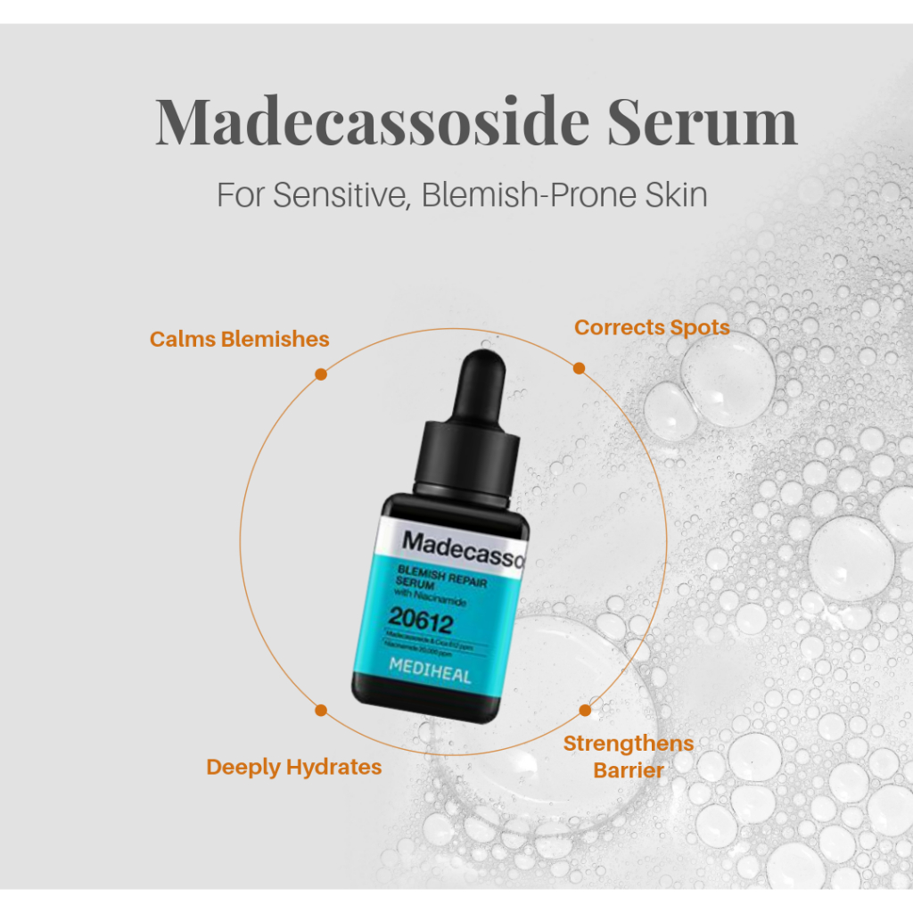 MEDIHEAL Madecassoside Blemish Repair Serum 40ml / Vận chuyển từ Hàn Quốc