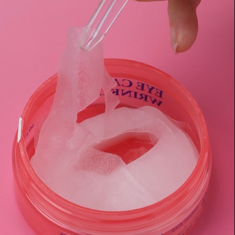 Miếng dán mắt Hydrogel Collagen để chăm sóc nếp nhăn hàng ngày (30 đôi) / Vận chuyển từ Hàn Quốc
