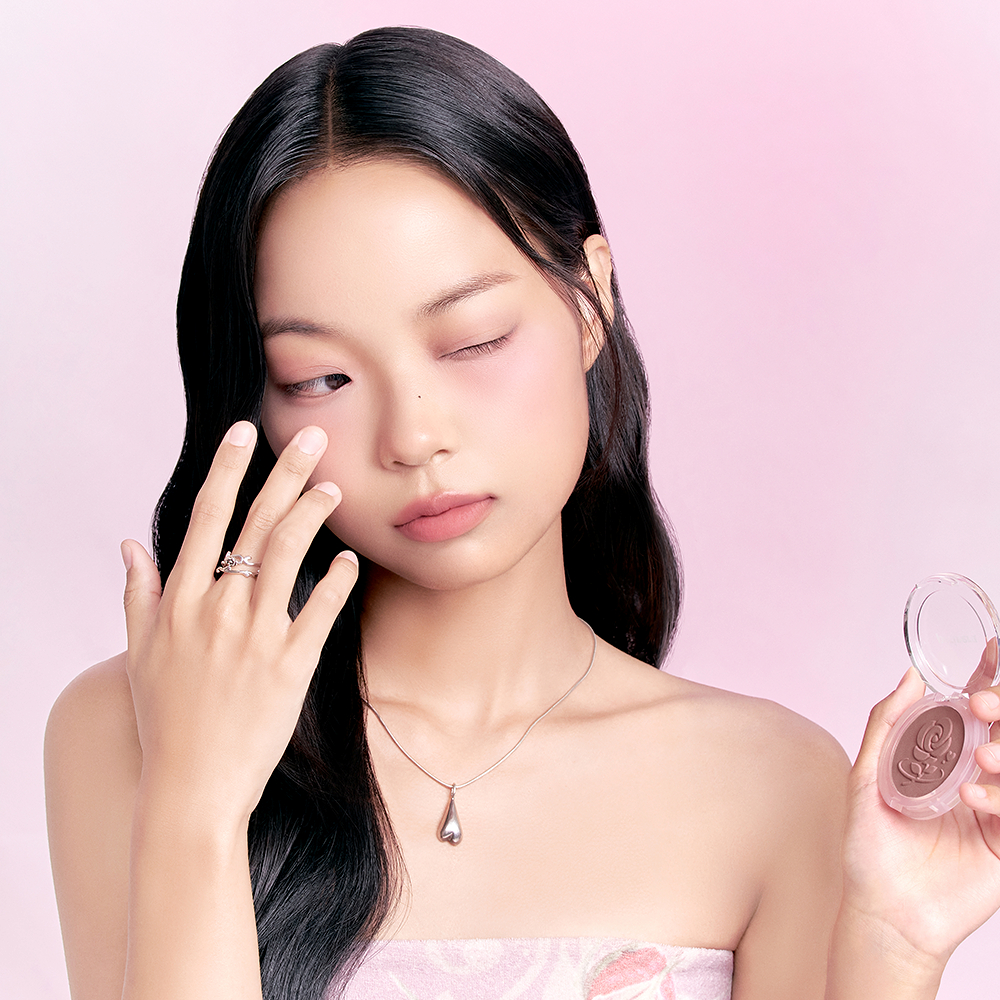 [Peripera] Phấn má hồng nguyên chất + phát sáng Pastel tự nhiên + (4.2g)