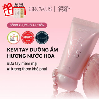 [GROWUS Chính hãng] Kem tay dưỡng ẩm hương nước hoa, hỗ trợ giảm nếp nhăn trên tay GROWUS Signature Perfume Hand Cream 50ml