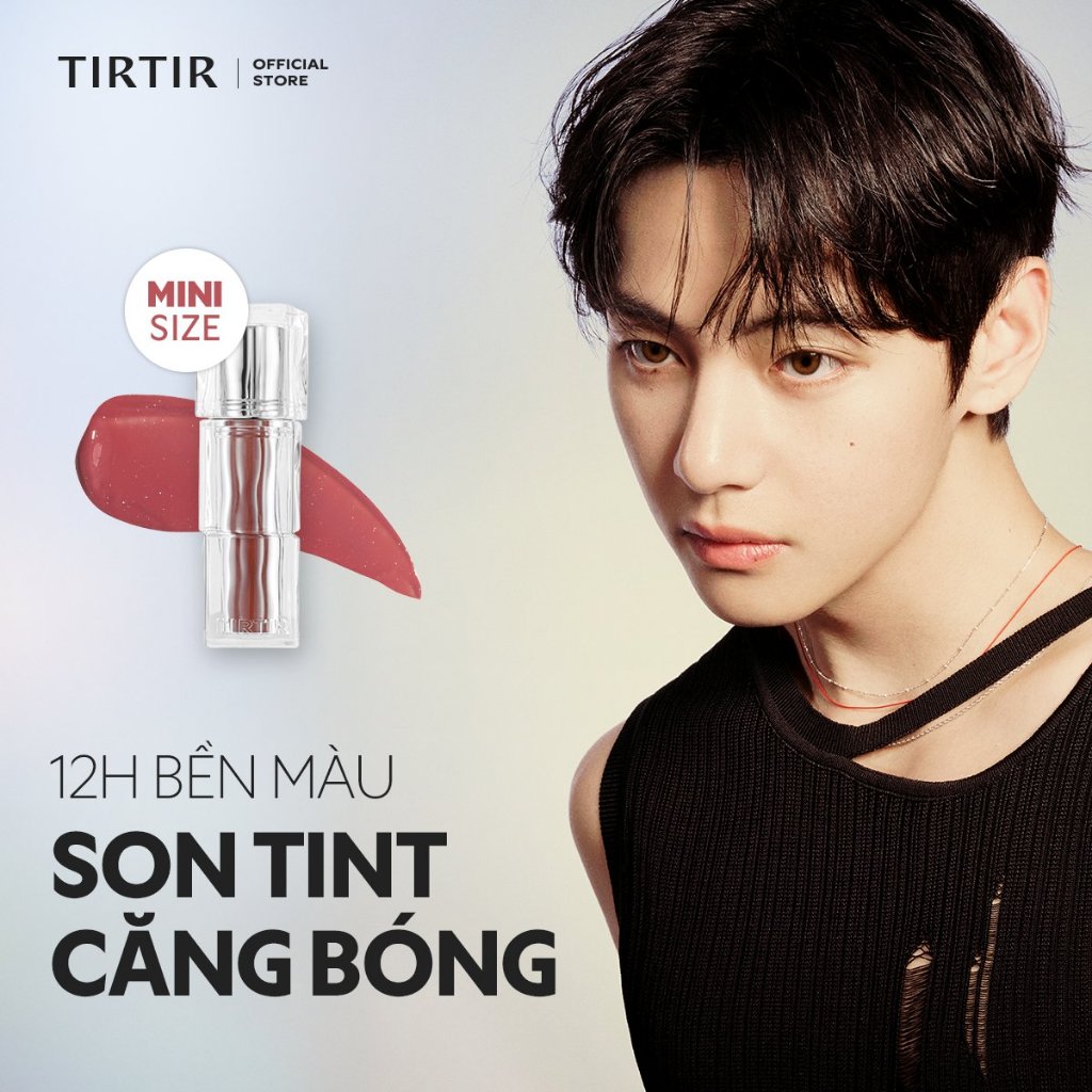 [TIRTIR] Mini 1.8g Son tint cho môi căng bóng, bền màu đến 24H Waterism Glow Tint (30 MÀU)