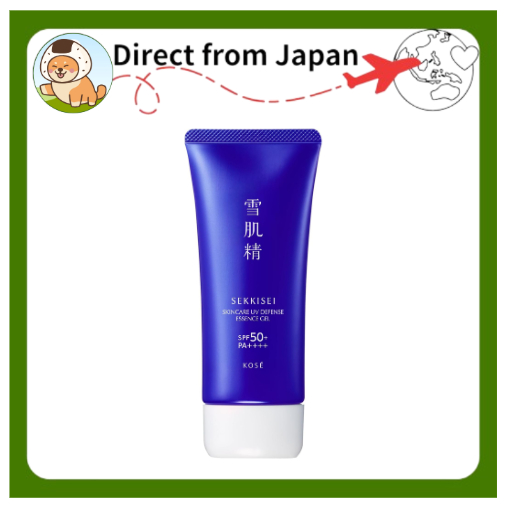 Sekkisei Sunscreen Skincare UV Essence Gel SPF50+/PA++++ Waterproof for Face and Body Job's Tears [Direct from Japan]