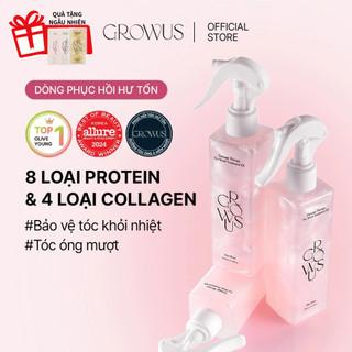 [GROWUS Chính hãng] Xịt dưỡng tóc bổ sung Protein, Collagen phục hồi hư tổn,bảo vệ tóc trước tác động của nhiệt độ cao, nuôi dưỡng mái tóc khỏe mạnh EX GROWUS Damage therapy No wash Treatment EX 250ml