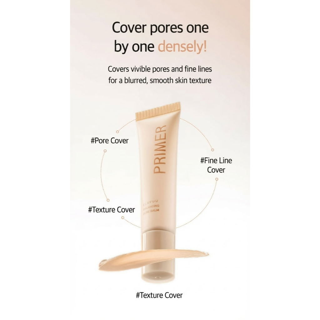 [K-Beauty] Kem Lót KLAVUU Che Phủ Lỗ Chân Lông & Kiềm Dầu (10ml) | Da Mịn Lì, Lâu Trôi