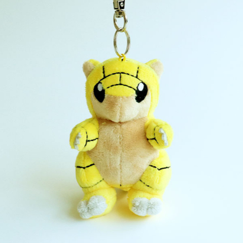 [POKEMON] Túi sang trọng Charm 8cm Piplup / Jigglypuff / Slowpoke / Phụ kiện túi Sandshrew