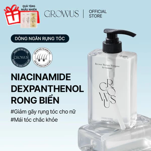 Dầu gội hỗ trợ giảm gãy rụng tóc cho nữ, giúp tóc chắc khỏe, cải thiện tóc yếu, tóc dễ gãy rụng GROWUS Recover Therapy Shampoo for Woman 500ml