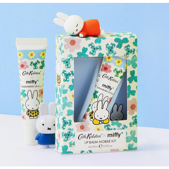 [MIFFY] Son dưỡng môi dâu tây 10ml Bộ dụng cụ di động Cath Kidston