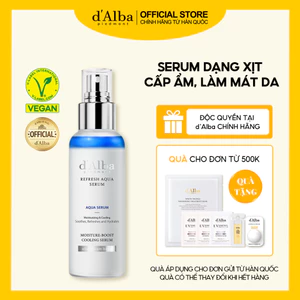 Serum dạng xịt cấp ẩm làm mát da d'Alba Refresh Aqua Serum 100ml