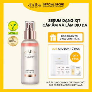 Serum dạng xịt thuần chay cấp ẩm và làm dịu da Vital Spray Serum 100ml