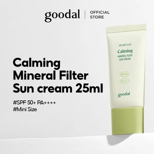 Heartleaf (Houttuynia Cordata) Kem chống nắng lọc khoáng chất làm dịu SPF 50 + PA + + + + 50ml (Kem chống nắng tông màu tự nhiên, dành cho da nhạy cảm và tất cả, Làm dịu da)