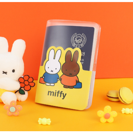 [MIFFY] Hộp đựng hộ chiếu Friends – Miffy & Melanie