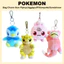 Túi sang trọng Charm 8cm Piplup / Jigglypuff / Slowpoke / Phụ kiện túi Sandshrew