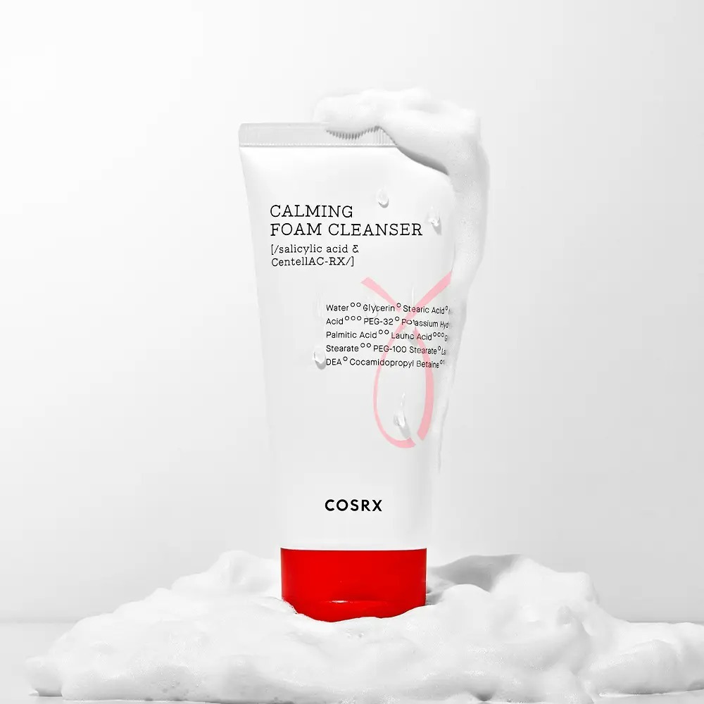 Sữa rửa mặt tạo bọt làm dịu COSRX AC Collection 150ml | Sữa Rửa Mặt Nhẹ Nhàng Cho Da Chống Mụn & Nhạy Cảm