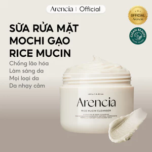 Sữa rửa mặt Mochi Rice Mucin Rice 120g | Kiểm soát dầu & loại bỏ cặn bã, dưỡng ẩm, làm dịu