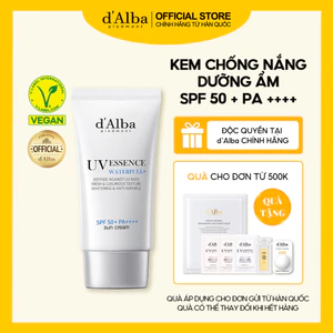 Kem chống nắng dưỡng ẩm d'Alba Waterfull Essence Suncream SPF 50 + PA + + + + 50ml