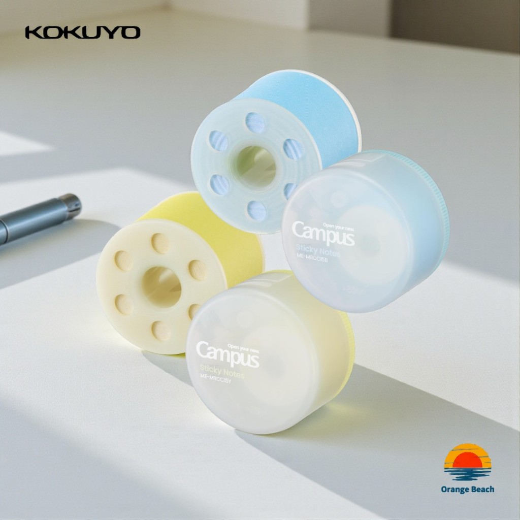 Kokuyo Campus Bo Giay Note Cuon Co Ban va Refill/Toan Bo Dan That Khong Roi/Cat Tu Do/2 Mau