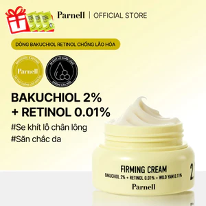 Kem dưỡng chiết xuất củ mài Bakuchiol Retinol thu nhỏ lỗ chân lông, cải thiện đàn hồi da, hỗ trợ chống lão hóa da Parnell Bakuchiol Retinol Wild Yam 2.12 Firming Cream 50ml