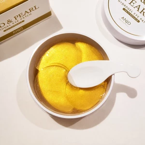 Miếng dán mắt Hydrogel vàng & ngọc trai ANJO 24K 60 tờ Chăm sóc mắt dưỡng ẩm