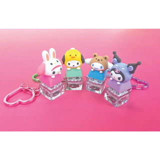 Nhân vật Sanrio LED Móc khóa Kuromi My Melody Cinnamoroll Hello Kitty Mini Keycap Light Móc khóa